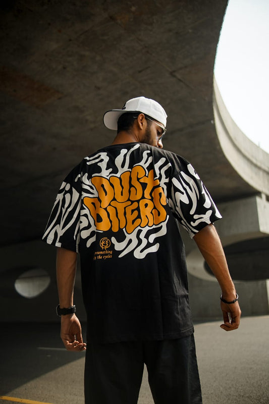 🌪️ DUST BITERS — Oversized Street Grunge Tee