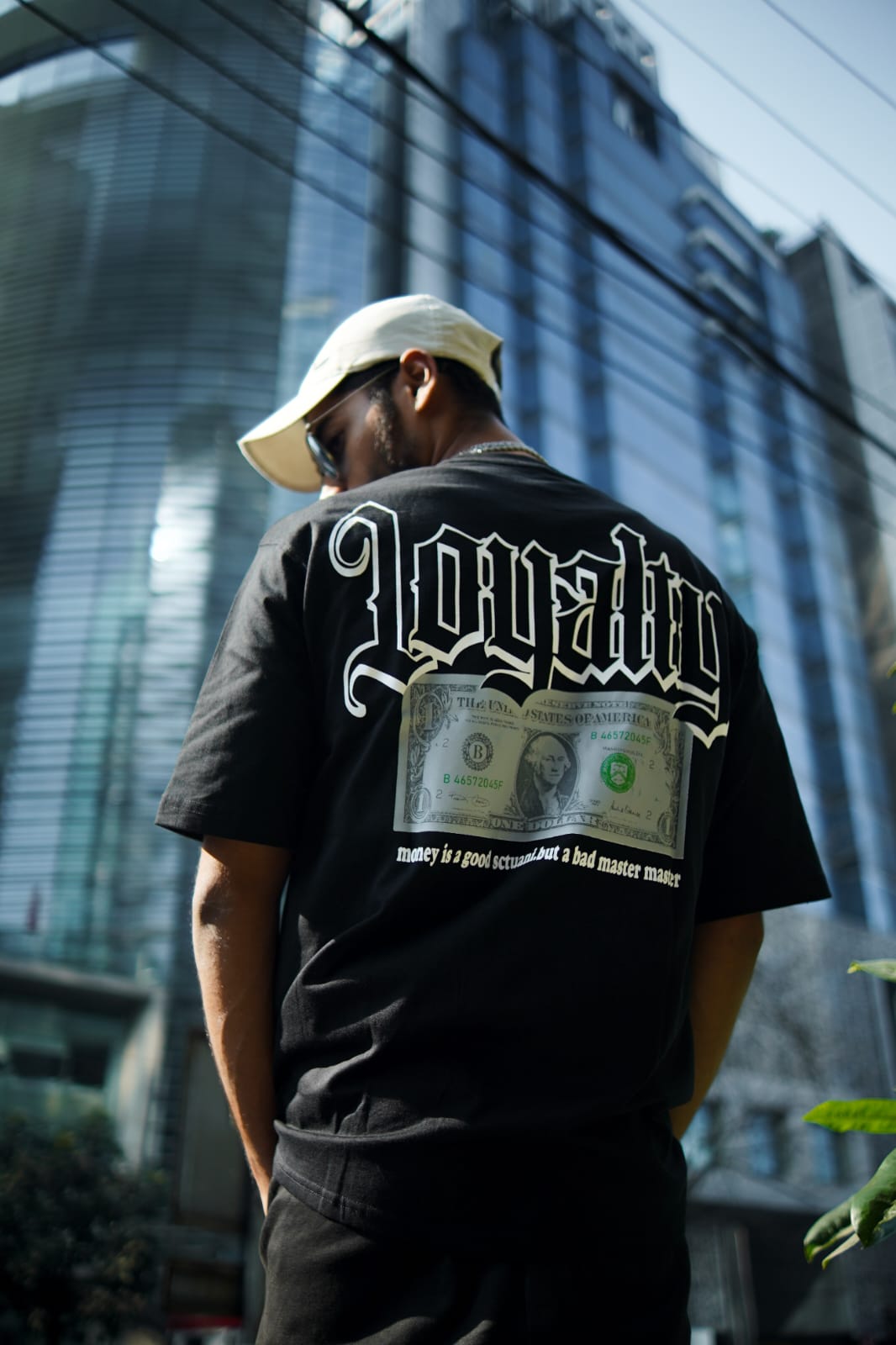 💵 LOYALTY OVER MONEY — Oversized Street Tee