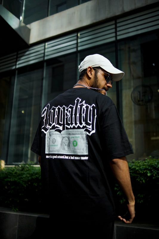 💵 LOYALTY OVER MONEY — Oversized Street Tee