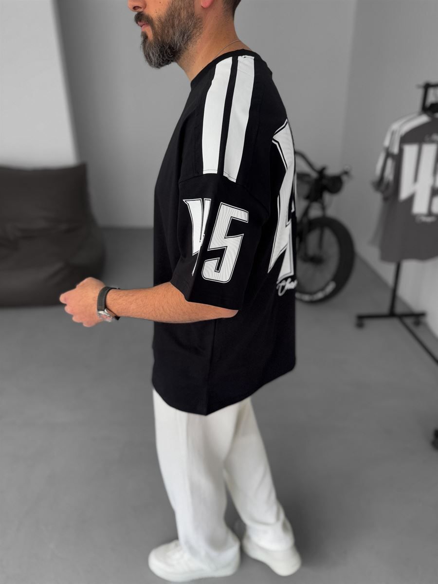 🏈 MICHIGAN 45 — Oversized Varsity Tee